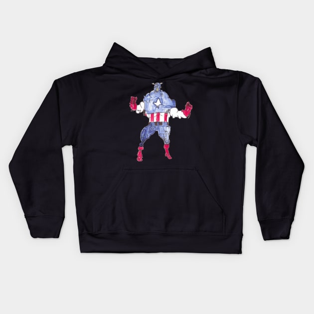 Capa Kids Hoodie by TwoEyedGhost